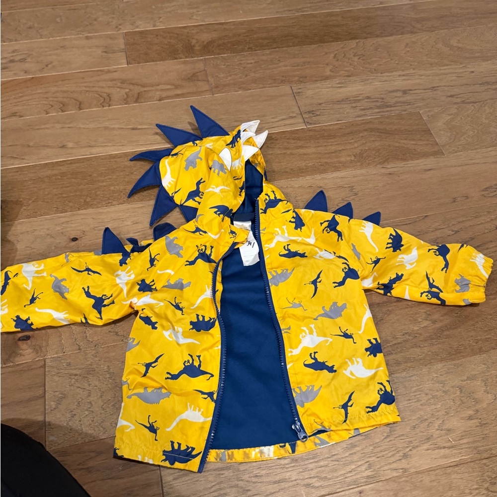 Carter's Yellow Dinosaur Raincoat